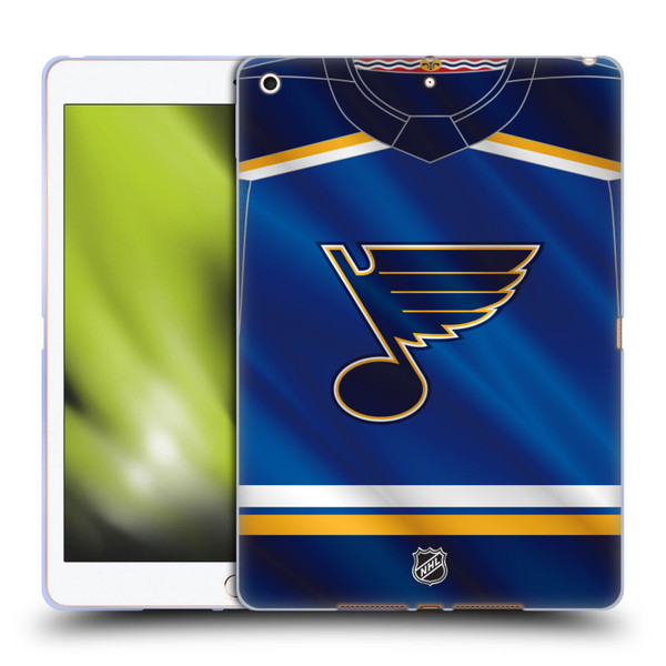 NHL St Louis Blues Jersey Soft Gel Case for Apple iPad 10.2 2019/2020/2021
