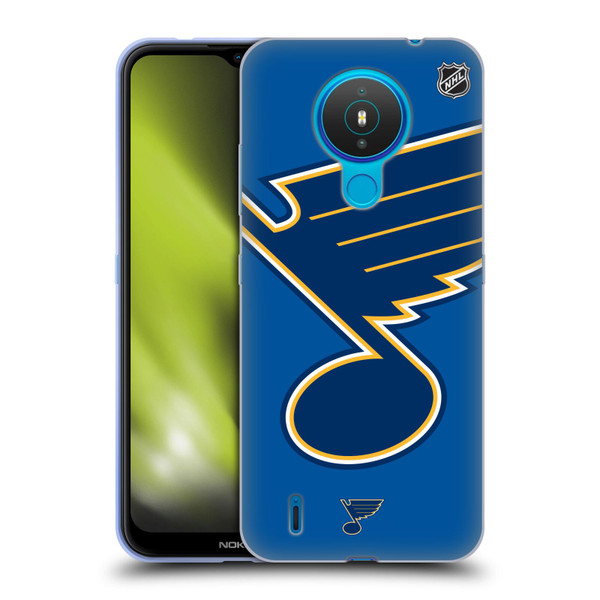 NHL St Louis Blues Oversized Soft Gel Case for Nokia 1.4