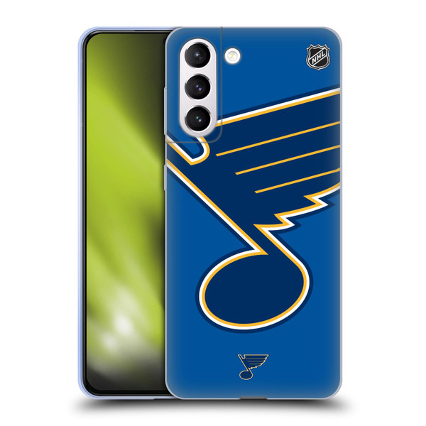 NHL St Louis Blues Oversized Soft Gel Case for Samsung Galaxy S21+ 5G