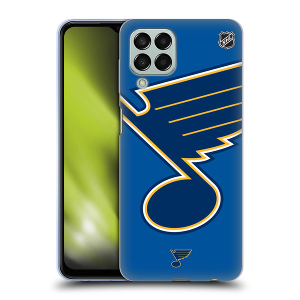 NHL St Louis Blues Oversized Soft Gel Case for Samsung Galaxy M33 (2022)