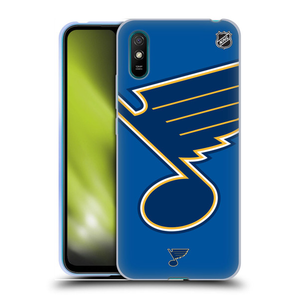 NHL St Louis Blues Oversized Soft Gel Case for Xiaomi Redmi 9A / Redmi 9AT