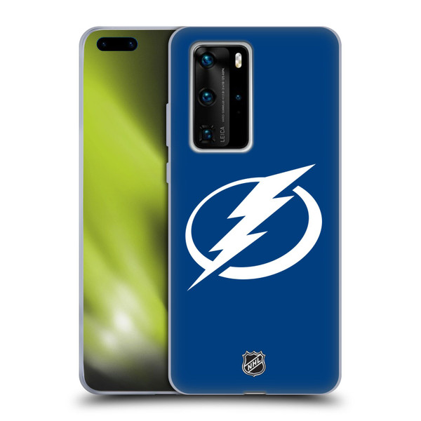 NHL Tampa Bay Lightning Plain Soft Gel Case for Huawei P40 Pro / P40 Pro Plus 5G