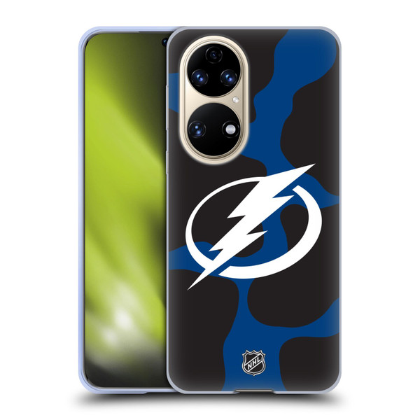 NHL Tampa Bay Lightning Cow Pattern Soft Gel Case for Huawei P50