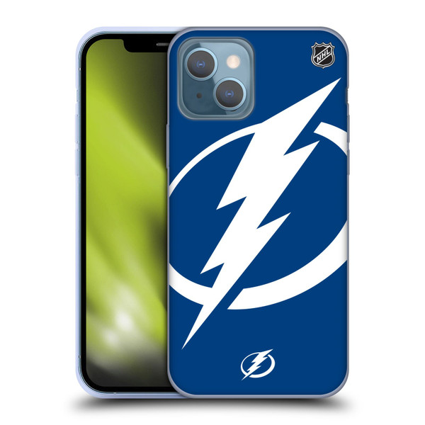 NHL Tampa Bay Lightning Oversized Soft Gel Case for Apple iPhone 13