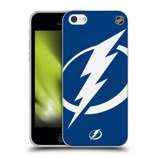 NHL Tampa Bay Lightning Oversized Soft Gel Case for Apple iPhone 5c