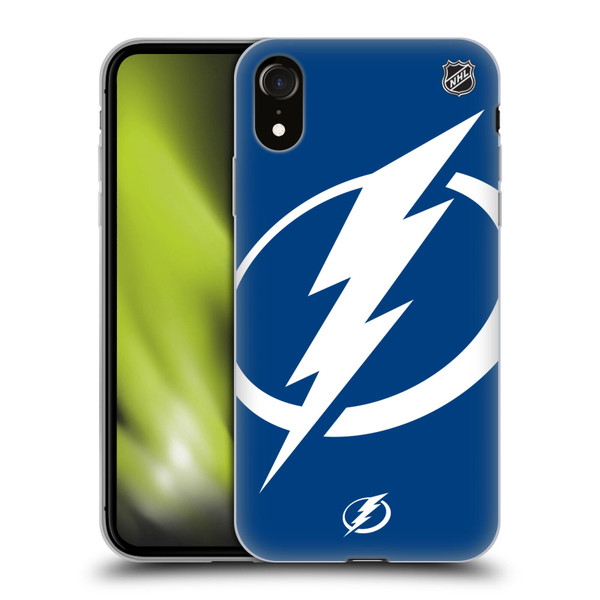 NHL Tampa Bay Lightning Oversized Soft Gel Case for Apple iPhone XR