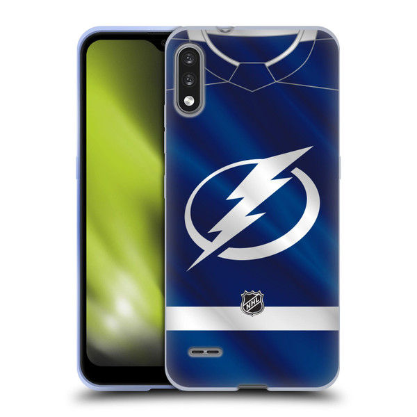 NHL Tampa Bay Lightning Jersey Soft Gel Case for LG K22
