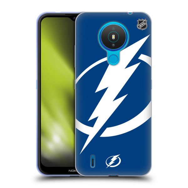 NHL Tampa Bay Lightning Oversized Soft Gel Case for Nokia 1.4