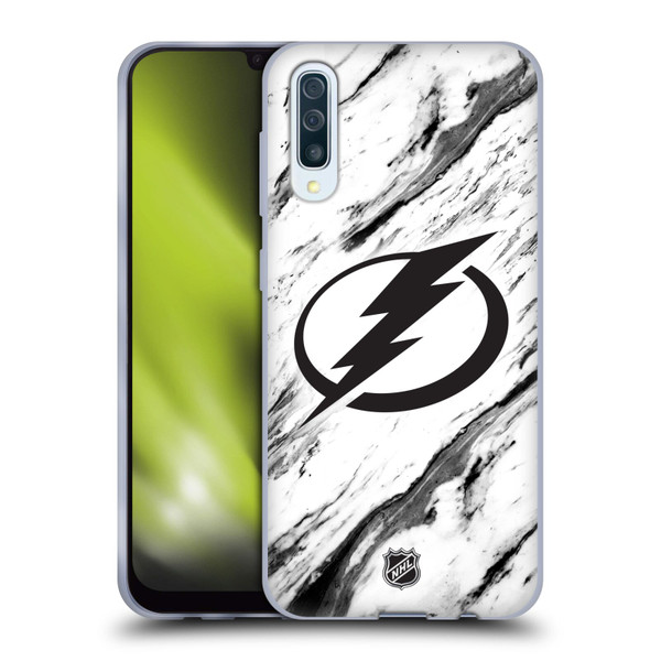 NHL Tampa Bay Lightning Marble Soft Gel Case for Samsung Galaxy A50/A30s (2019)