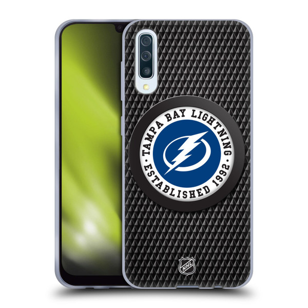 NHL Tampa Bay Lightning Puck Texture Soft Gel Case for Samsung Galaxy A50/A30s (2019)