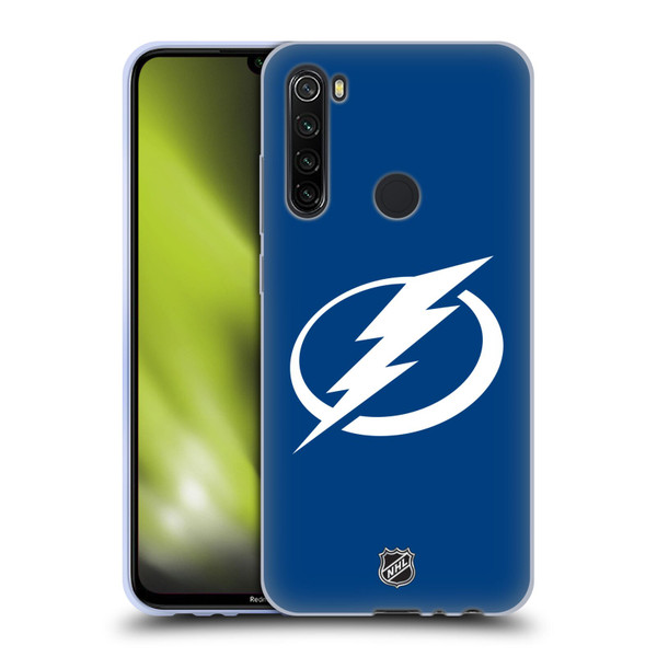 NHL Tampa Bay Lightning Plain Soft Gel Case for Xiaomi Redmi Note 8T