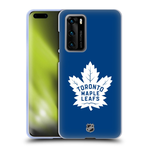 NHL Toronto Maple Leafs Plain Soft Gel Case for Huawei P40 5G