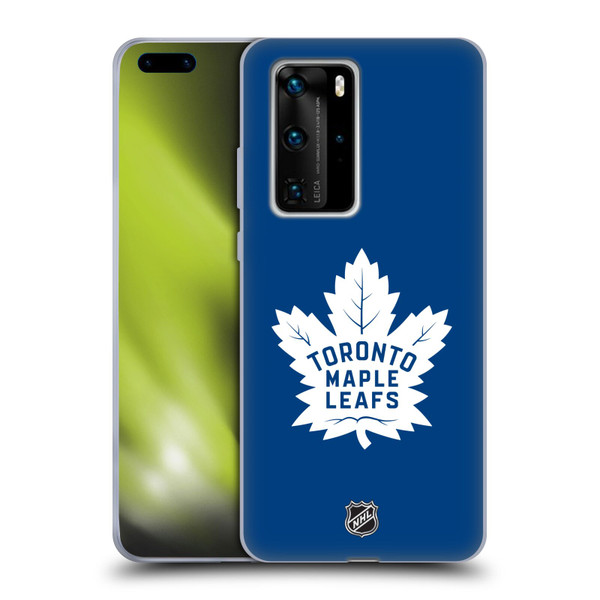 NHL Toronto Maple Leafs Plain Soft Gel Case for Huawei P40 Pro / P40 Pro Plus 5G