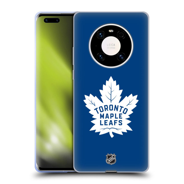 NHL Toronto Maple Leafs Plain Soft Gel Case for Huawei Mate 40 Pro 5G