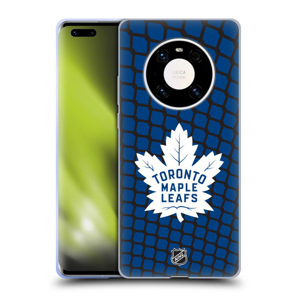 NHL Toronto Maple Leafs Net Pattern Soft Gel Case for Huawei Mate 40 Pro 5G