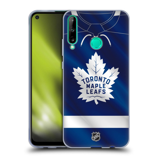NHL Toronto Maple Leafs Jersey Soft Gel Case for Huawei P40 lite E