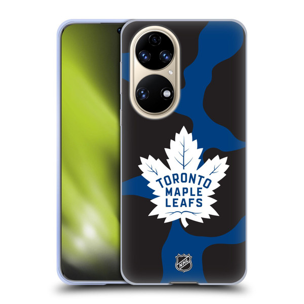 NHL Toronto Maple Leafs Cow Pattern Soft Gel Case for Huawei P50