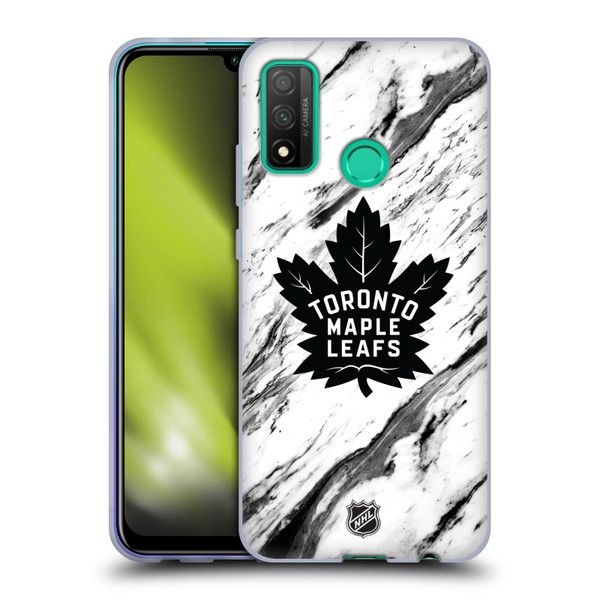 NHL Toronto Maple Leafs Marble Soft Gel Case for Huawei P Smart (2020)