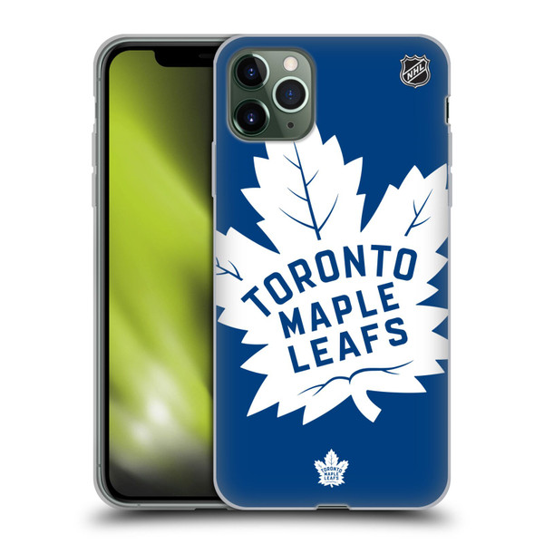NHL Toronto Maple Leafs Oversized Soft Gel Case for Apple iPhone 11 Pro Max