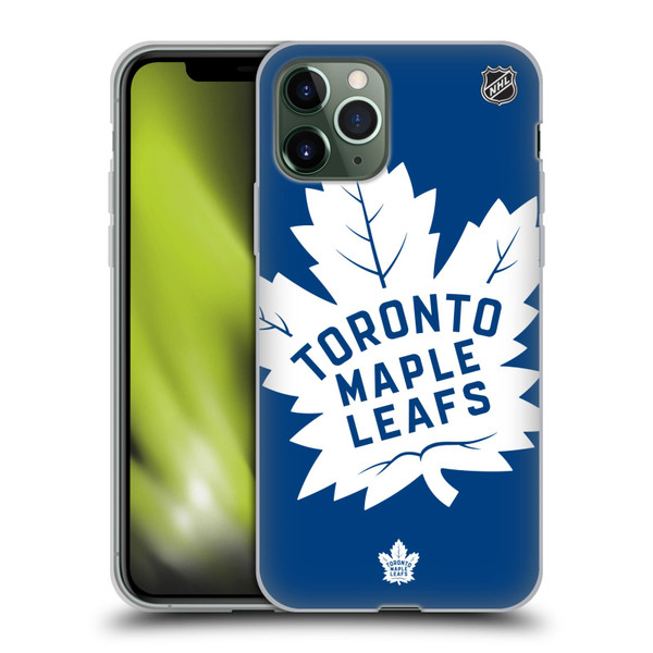 NHL Toronto Maple Leafs Oversized Soft Gel Case for Apple iPhone 11 Pro