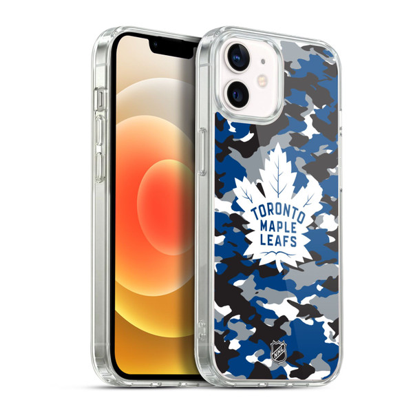 NHL Toronto Maple Leafs Camouflage Soft Gel Case for Apple iPhone 12 / iPhone 12 Pro & MagSafe