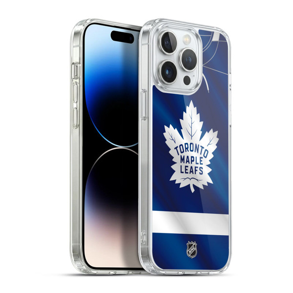 NHL Toronto Maple Leafs Jersey Soft Gel Case for Apple iPhone 13 Pro Max & MagSafe