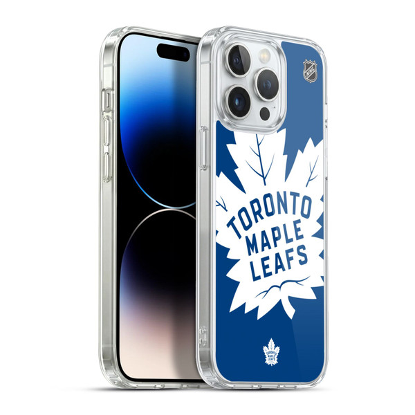 NHL Toronto Maple Leafs Oversized Soft Gel Case for Apple iPhone 13 Pro Max & MagSafe