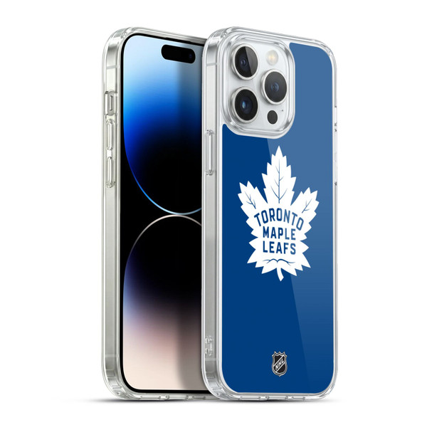 NHL Toronto Maple Leafs Plain Soft Gel Case for Apple iPhone 13 Pro Max & MagSafe
