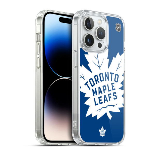 NHL Toronto Maple Leafs Oversized Soft Gel Case for Apple iPhone 13 Pro & MagSafe