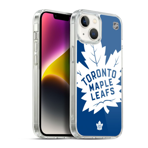 NHL Toronto Maple Leafs Oversized Soft Gel Case for Apple iPhone 14