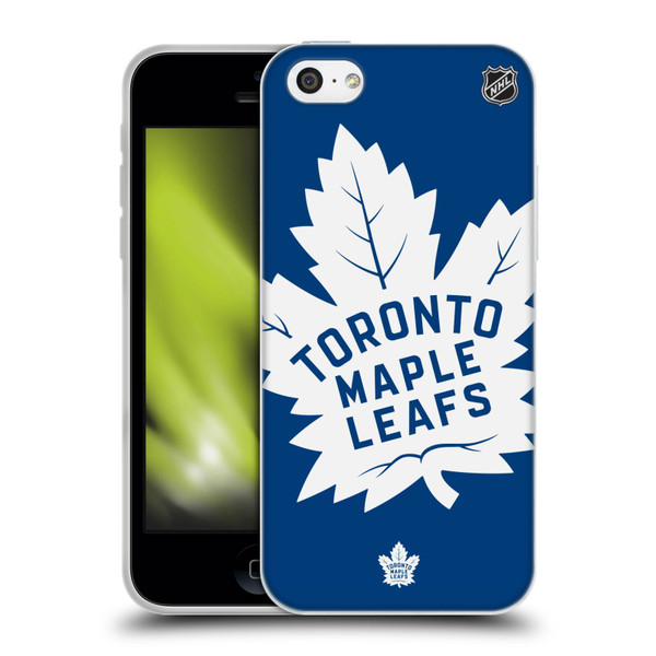NHL Toronto Maple Leafs Oversized Soft Gel Case for Apple iPhone 5c