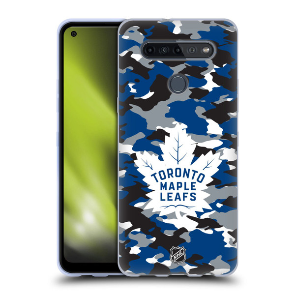 NHL Toronto Maple Leafs Camouflage Soft Gel Case for LG K51S