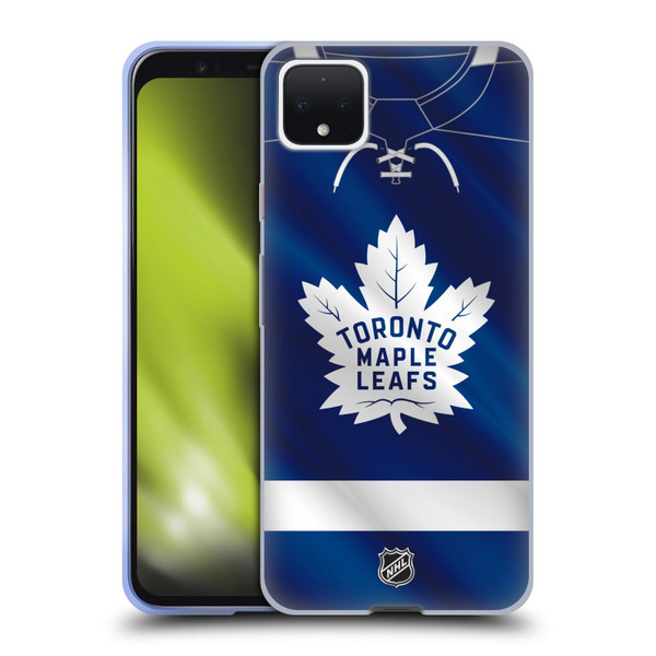 NHL Toronto Maple Leafs Jersey Soft Gel Case for Google Pixel 4 XL