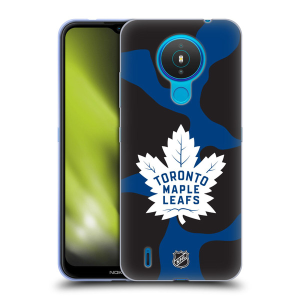 NHL Toronto Maple Leafs Cow Pattern Soft Gel Case for Nokia 1.4