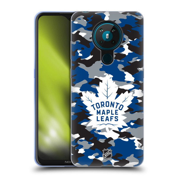 NHL Toronto Maple Leafs Camouflage Soft Gel Case for Nokia 5.3
