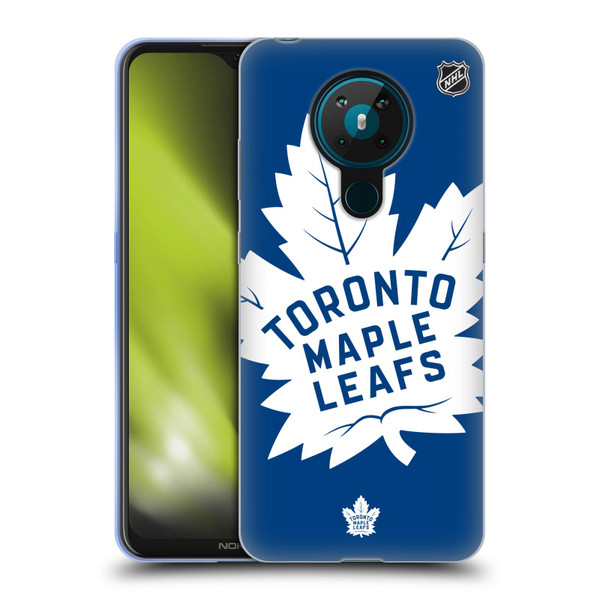NHL Toronto Maple Leafs Oversized Soft Gel Case for Nokia 5.3
