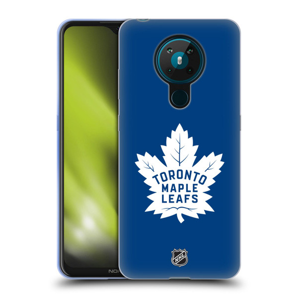 NHL Toronto Maple Leafs Plain Soft Gel Case for Nokia 5.3
