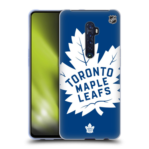 NHL Toronto Maple Leafs Oversized Soft Gel Case for OPPO Reno 2