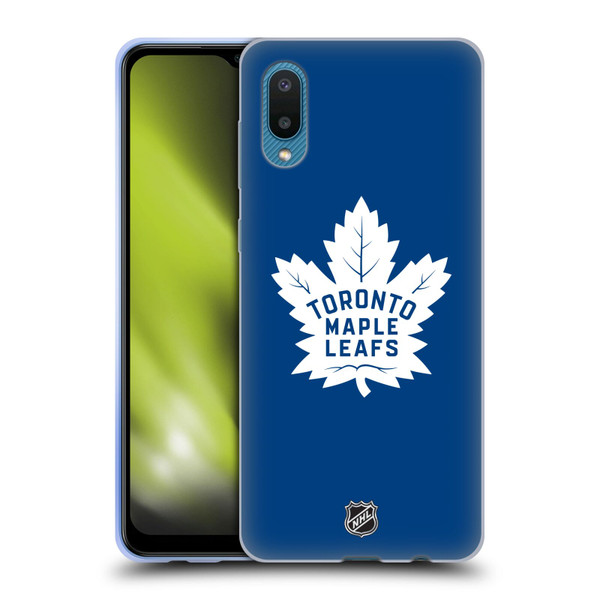NHL Toronto Maple Leafs Plain Soft Gel Case for Samsung Galaxy A02/M02 (2021)