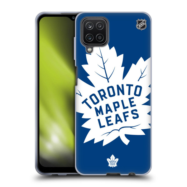 NHL Toronto Maple Leafs Oversized Soft Gel Case for Samsung Galaxy A12 (2020)