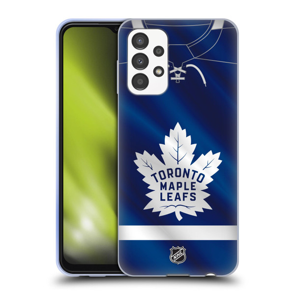 NHL Toronto Maple Leafs Jersey Soft Gel Case for Samsung Galaxy A13 (2022)
