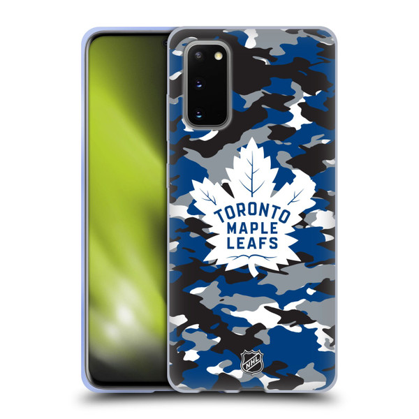 NHL Toronto Maple Leafs Camouflage Soft Gel Case for Samsung Galaxy S20 / S20 5G
