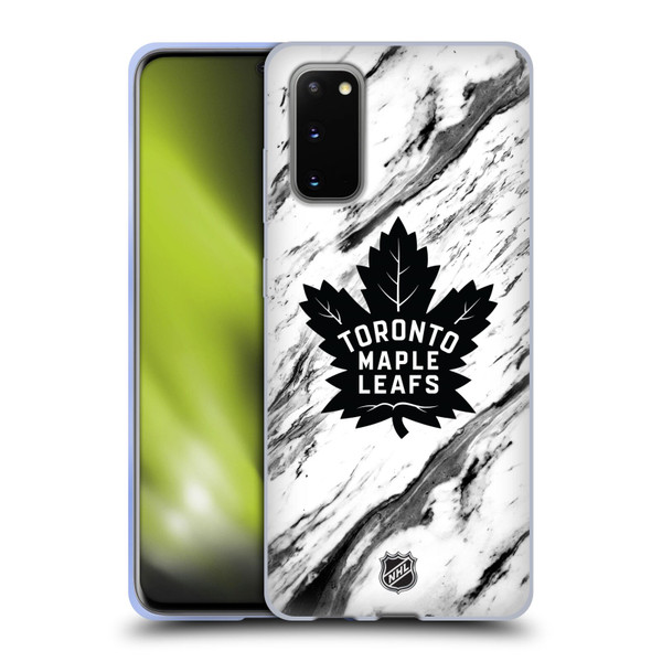 NHL Toronto Maple Leafs Marble Soft Gel Case for Samsung Galaxy S20 / S20 5G
