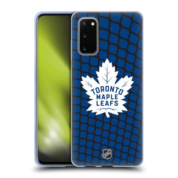 NHL Toronto Maple Leafs Net Pattern Soft Gel Case for Samsung Galaxy S20 / S20 5G
