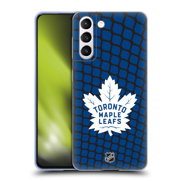 NHL Toronto Maple Leafs Net Pattern Soft Gel Case for Samsung Galaxy S21 5G