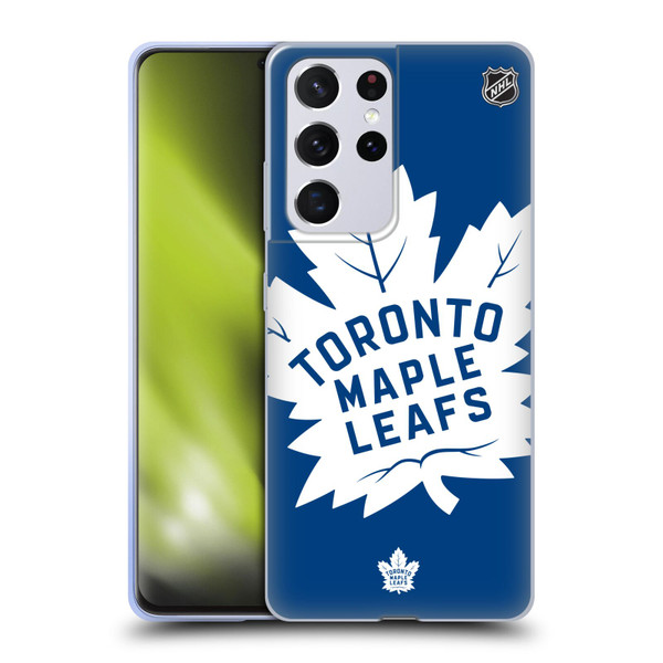 NHL Toronto Maple Leafs Oversized Soft Gel Case for Samsung Galaxy S21 Ultra 5G