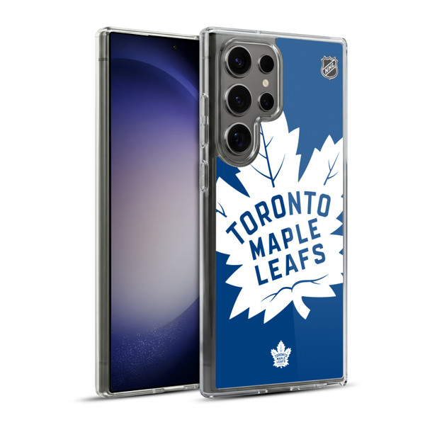 NHL Toronto Maple Leafs Oversized Soft Gel Case for Samsung Galaxy S23 Ultra 5G & MagSafe