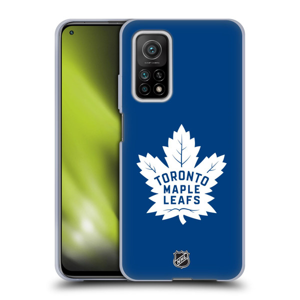 NHL Toronto Maple Leafs Plain Soft Gel Case for Xiaomi Mi 10T 5G