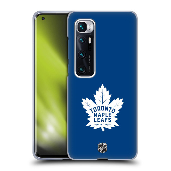 NHL Toronto Maple Leafs Plain Soft Gel Case for Xiaomi Mi 10 Ultra 5G