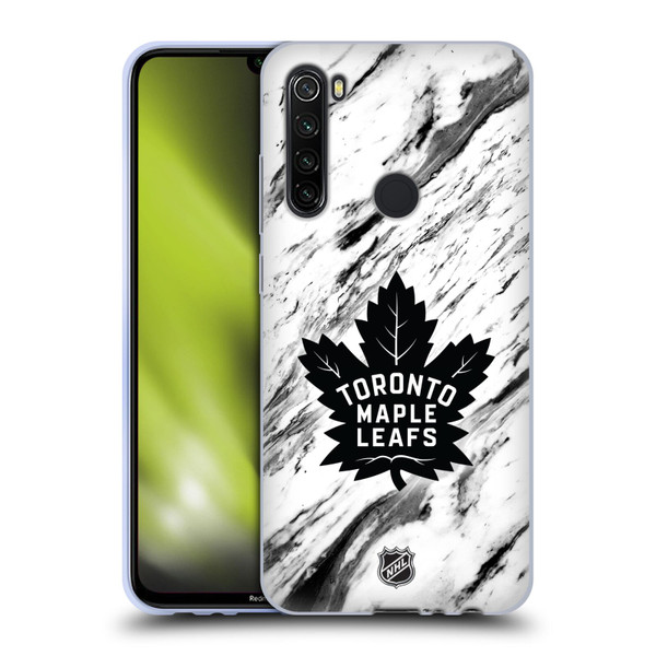 NHL Toronto Maple Leafs Marble Soft Gel Case for Xiaomi Redmi Note 8T